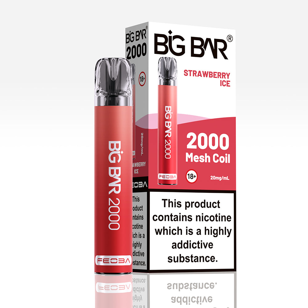 Feoba Big Bar 2000 Strawberry Ice