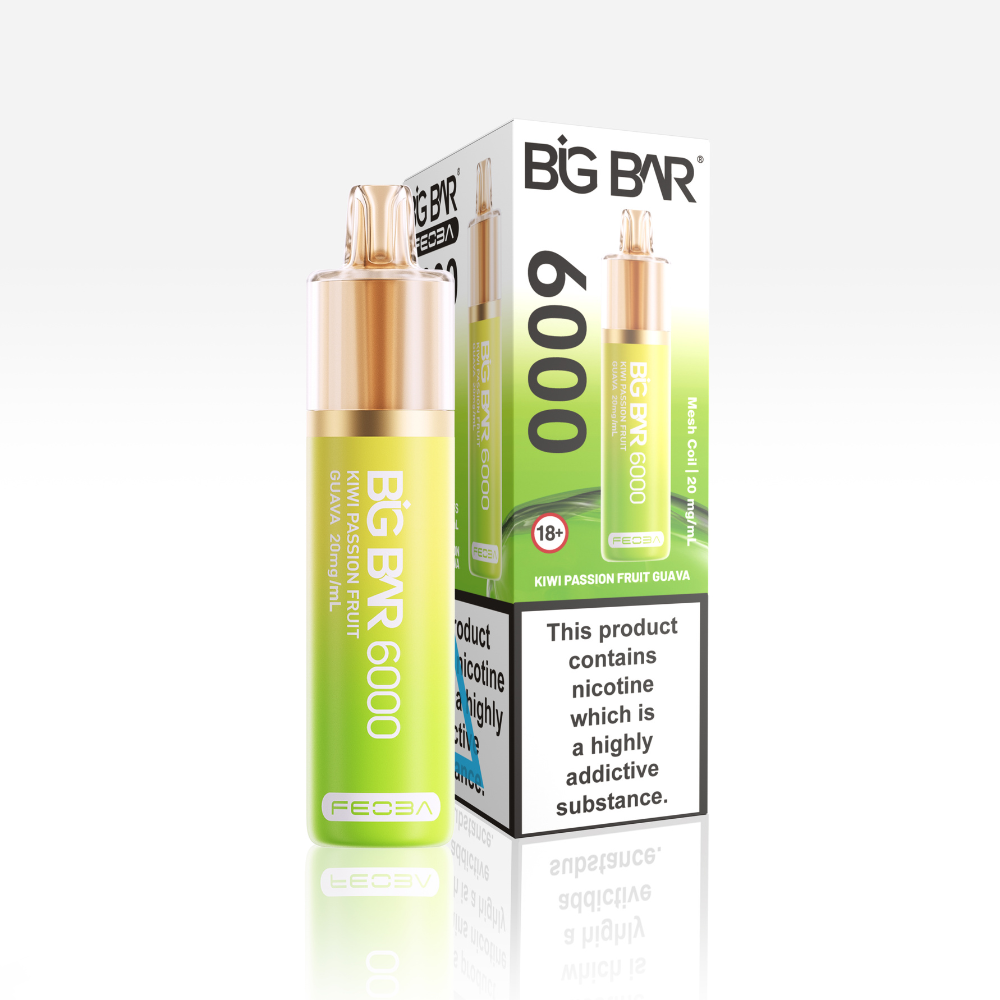 Feoba Big Bar 6000 Kiwi Passionfruit Guava