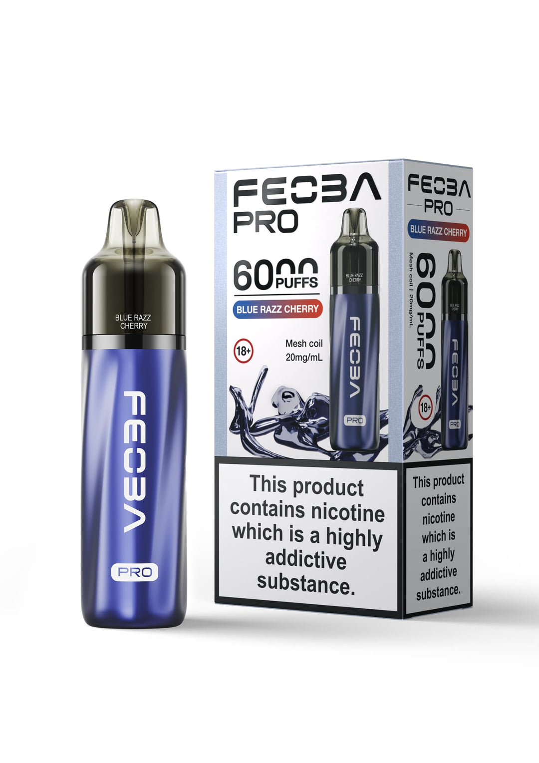 Feoba Pro 6000 Blue Razz Cherry