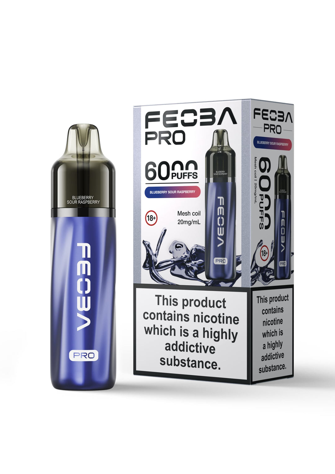 Feoba Pro 6000 Blueberry Sour Raspberry