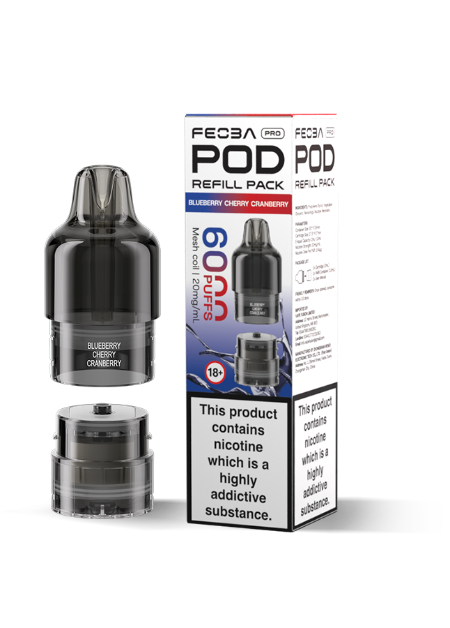 Feoba Pro 6000 Pod Blueberry Cherry Cranberry