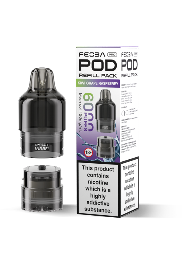 Feoba Pro 6000 Pod Kiwi Grape Raspberry