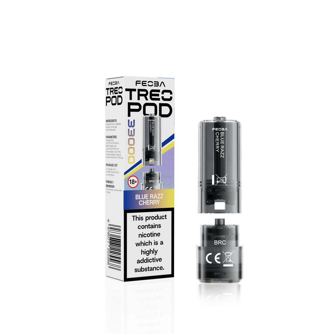 Feoba Treo 33000 Pod Blue Razz Cherry
