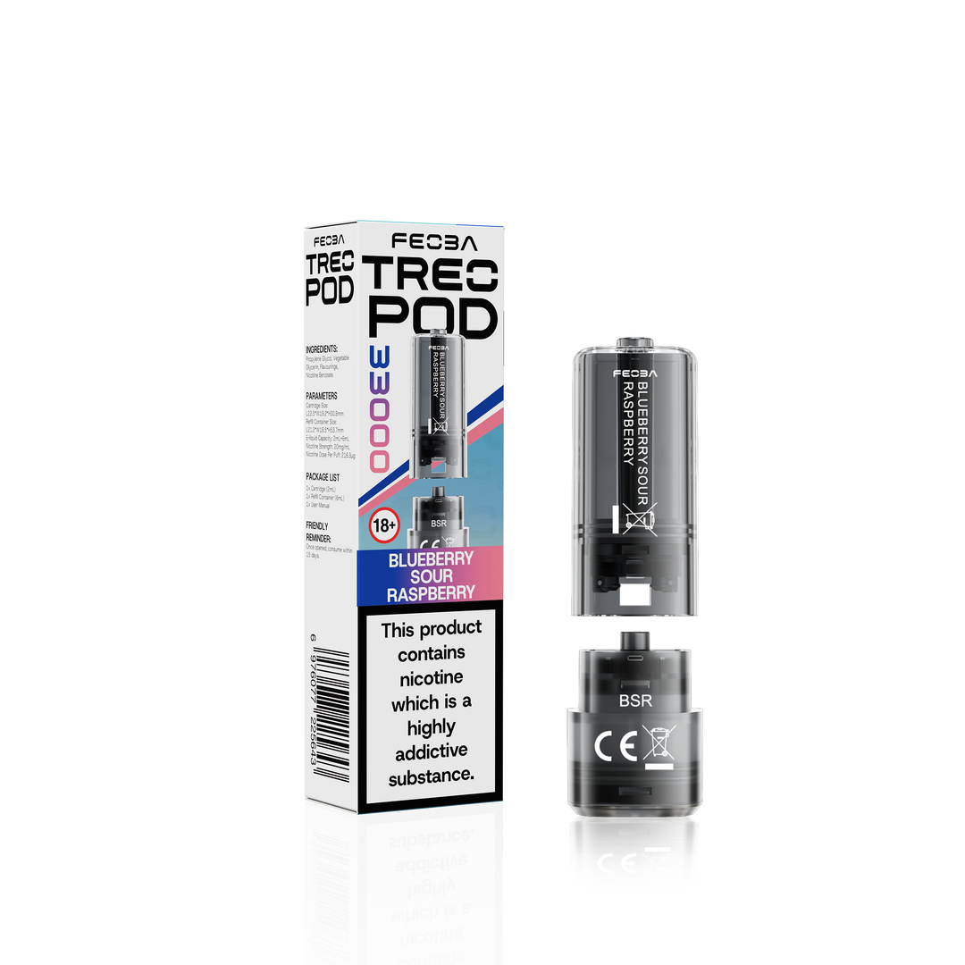 Feoba Treo 33000 Pod Blueberry Sour Raspberry