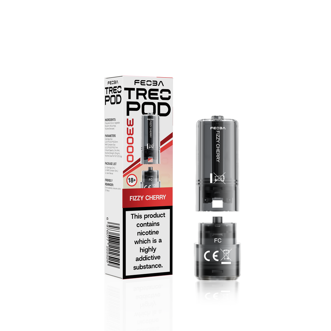 Feoba Treo 33000 Pod Fizzy Cherry