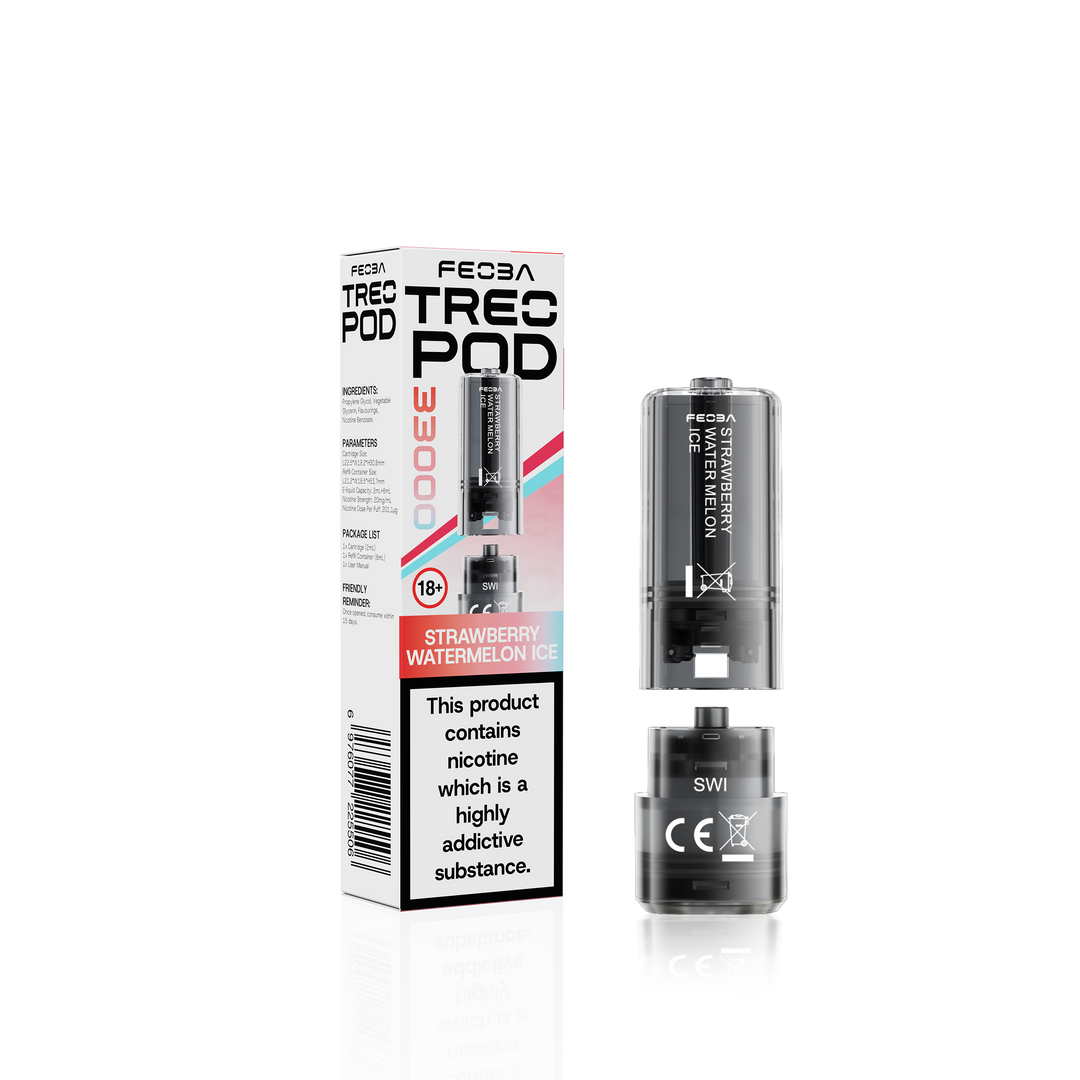 Feoba Treo 33000 Pod Strawberry Watermelon Ice